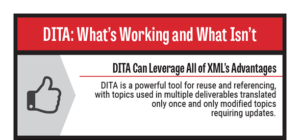 DITA: What's Working and What Isn't - top