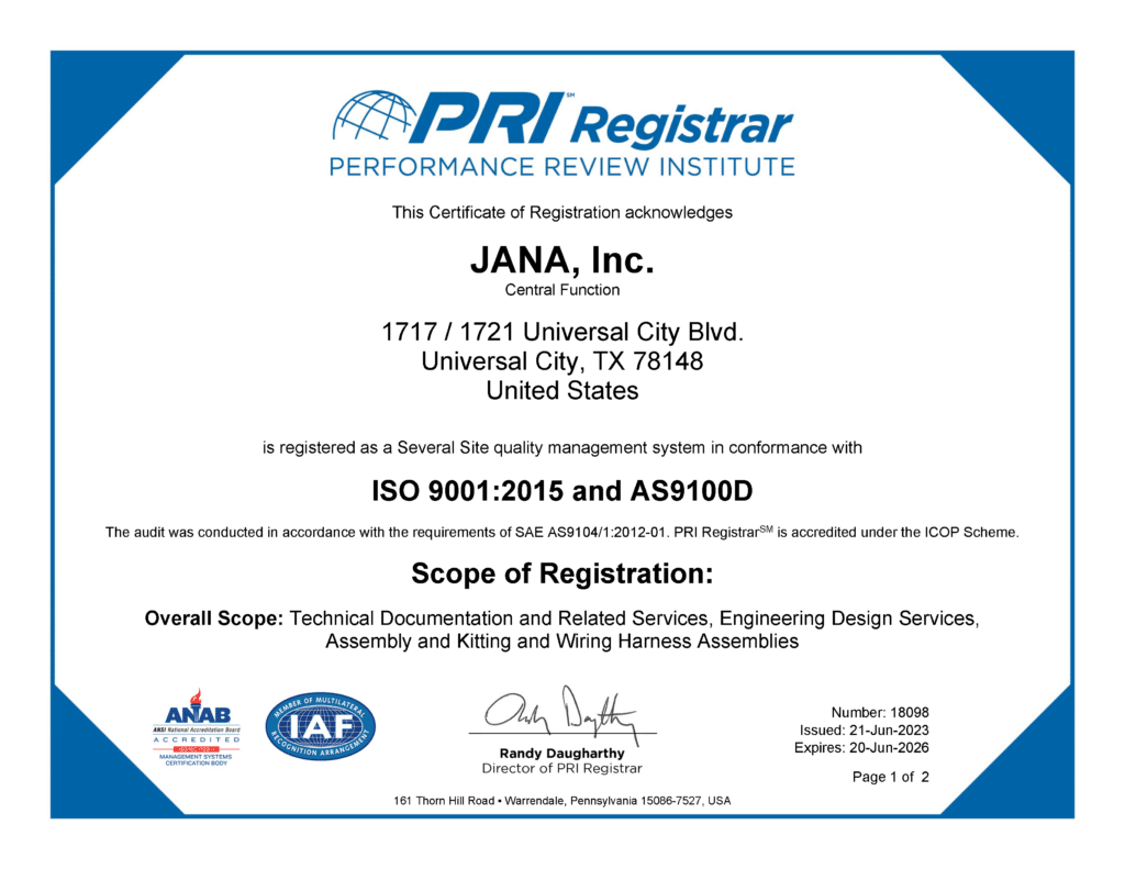 This is a picture of a PRI, Performance Review Institute, Registrar Certificate of Registration. It is signed. The issuance date is the 21st of June, 2023, and the expiry date is the 20th of June, 2026.