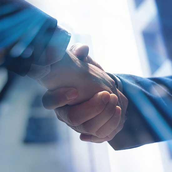 Two Men Shaking Hand Image